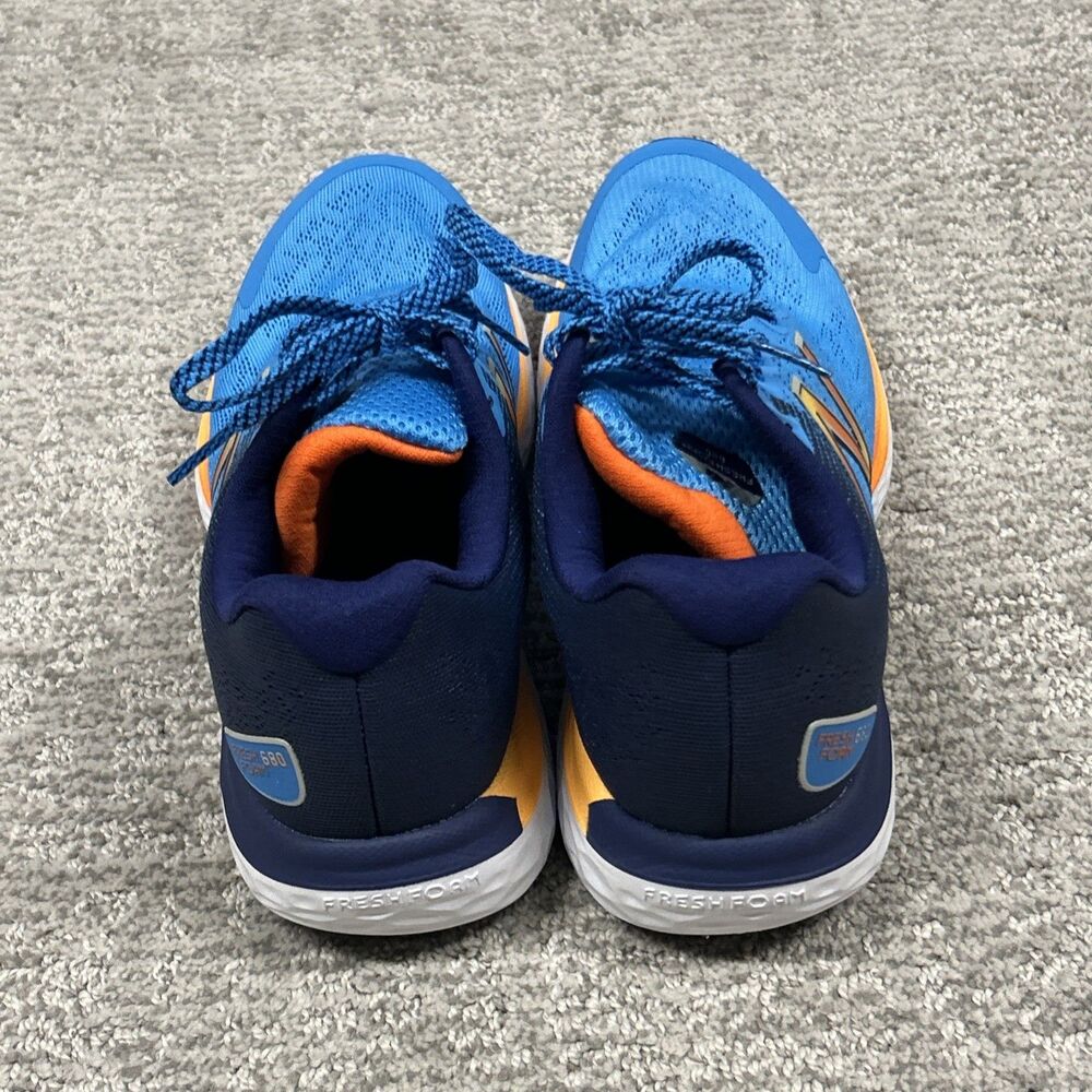 New Balance 680 Shoes Mens 7 Blue Athletic Running Sneakers Fresh Foam - Picture 5 of 9